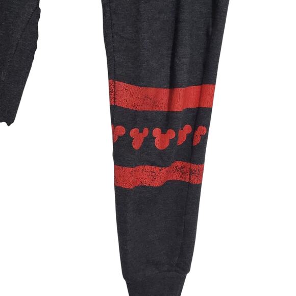 Disney | Mickey Gray and Red Distressed Joggers - Picture 4 of 7